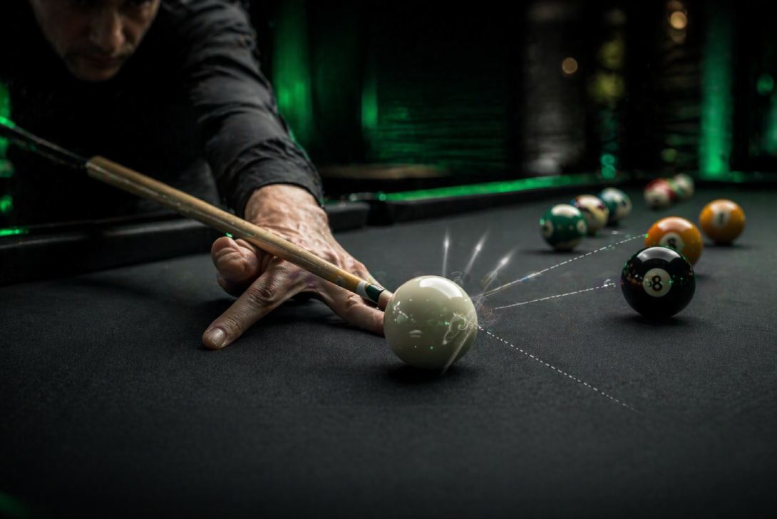 Gran jugadora de billar